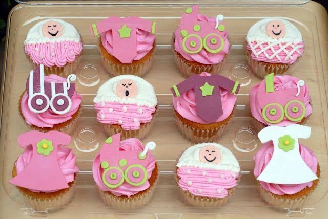 Cute cupcake ideas for a baby shower