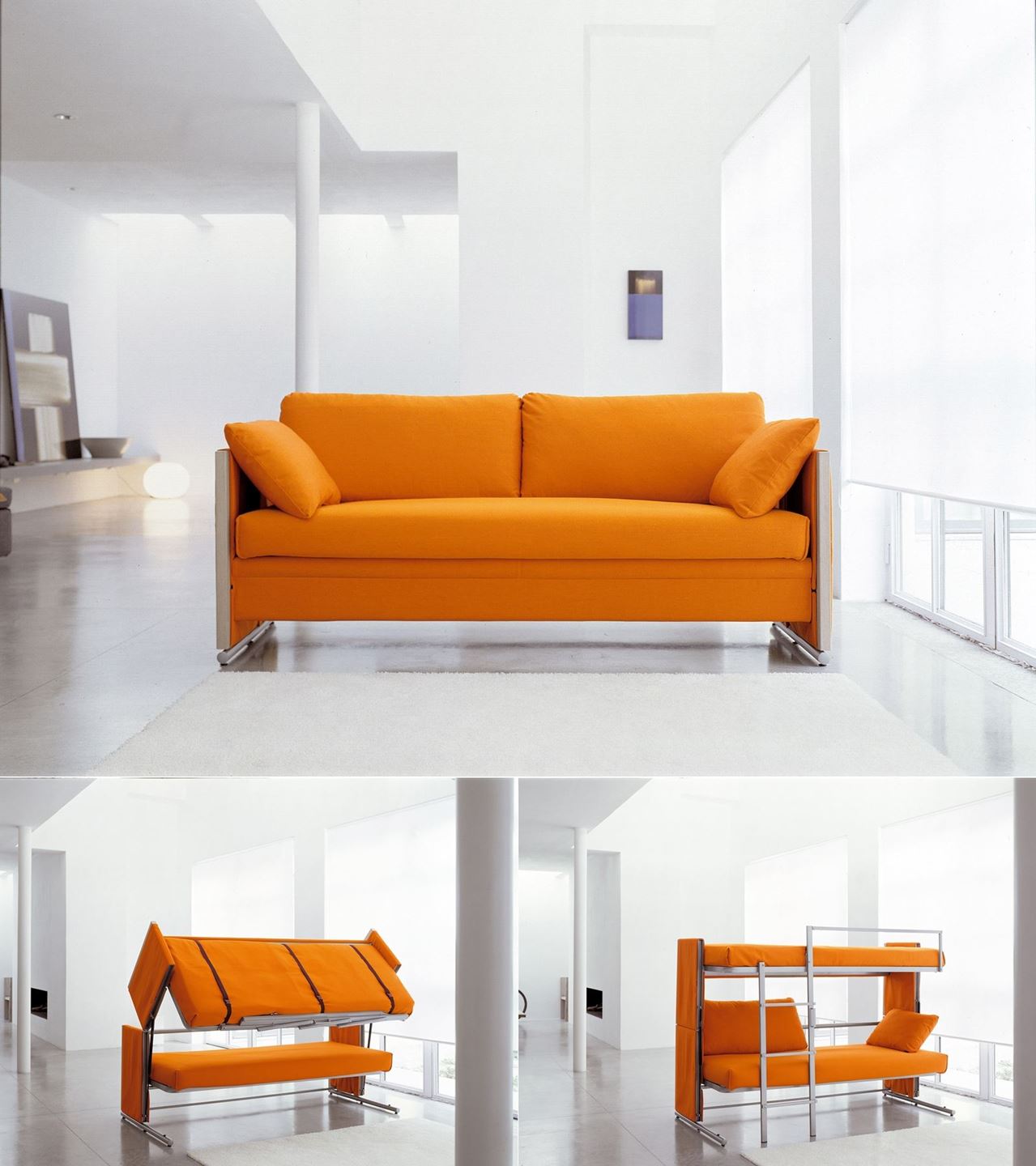 Magical Sofa transforms into a bunk bed in 10 seconds only!