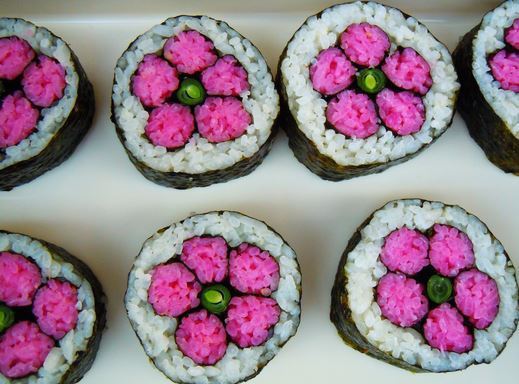 Photos of Sushi Art