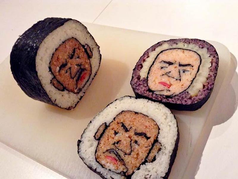 Photos of Sushi Art