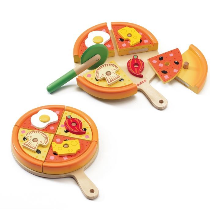 Plastic and Wooden kids Pizza toys