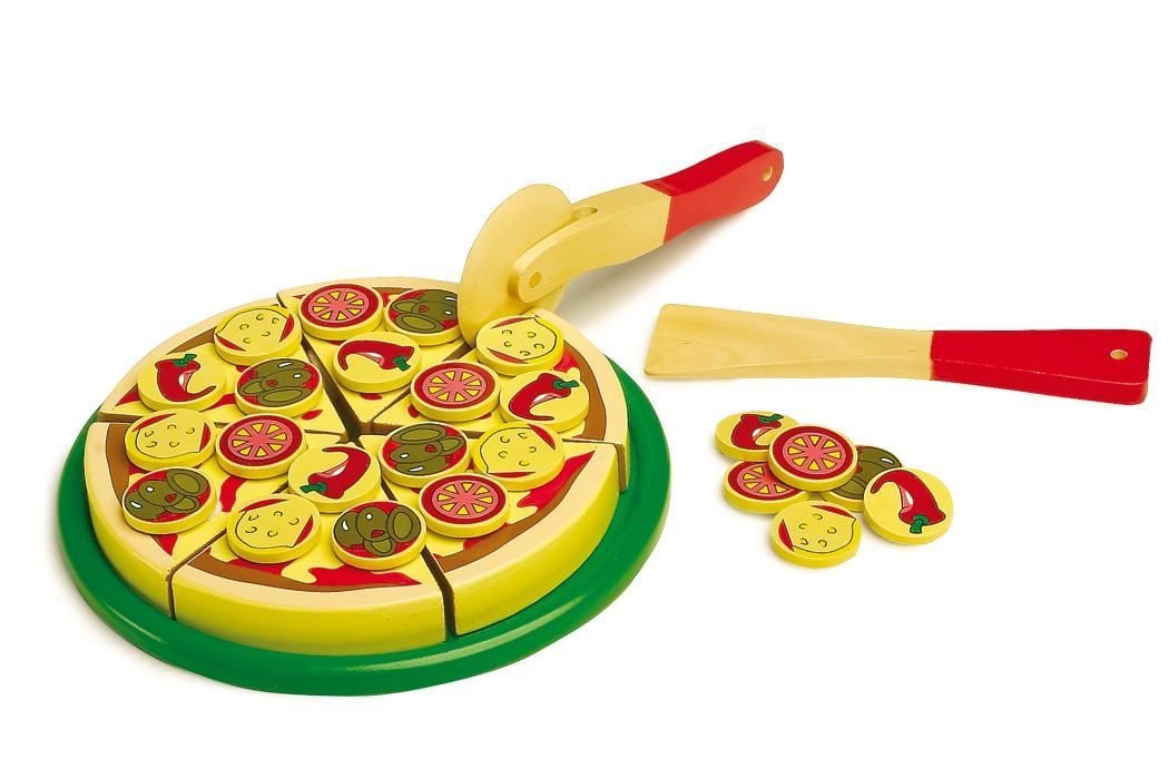 Plastic and Wooden kids Pizza toys