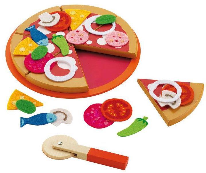 Plastic and Wooden kids Pizza toys