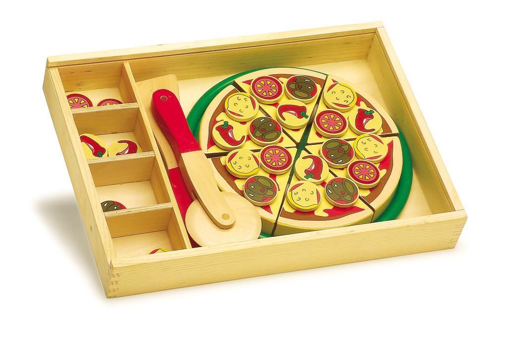 Plastic and Wooden kids Pizza toys