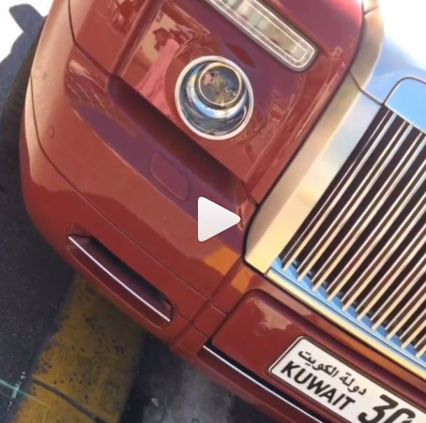 Fancy Kuwaiti cars in Cannes City