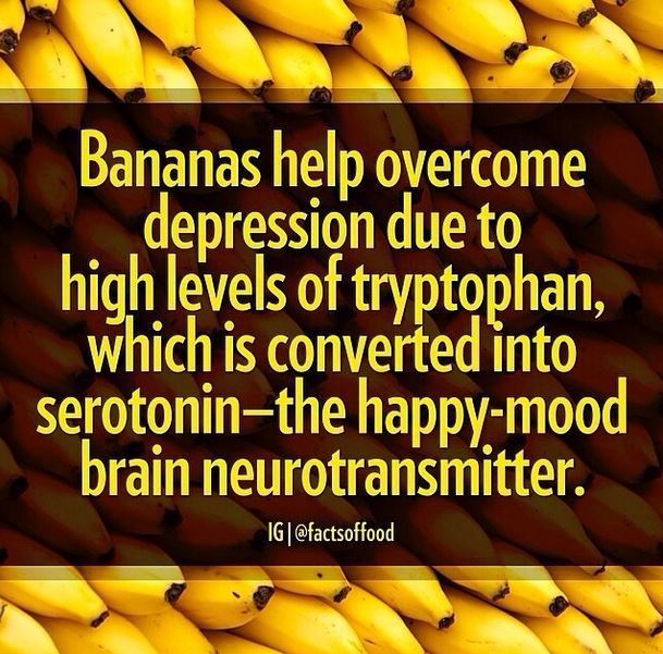 Do bananas help cure depression?