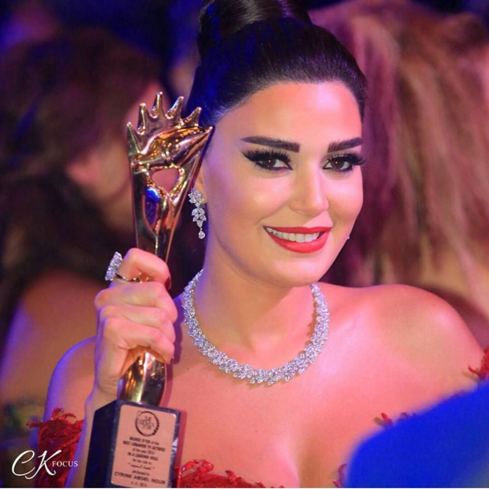 Cyrine Abdelnour's magnificent look in the Murex D'Or