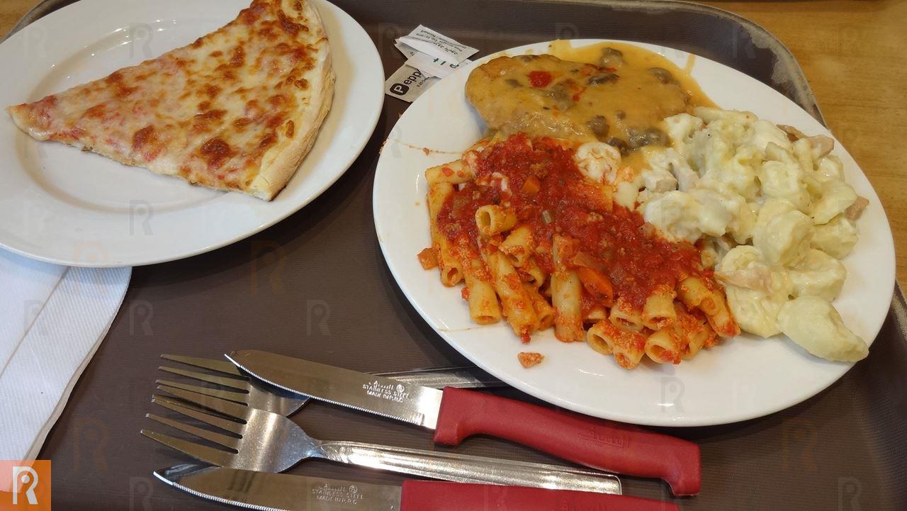 Delicious Italian Lunch at Sbarro