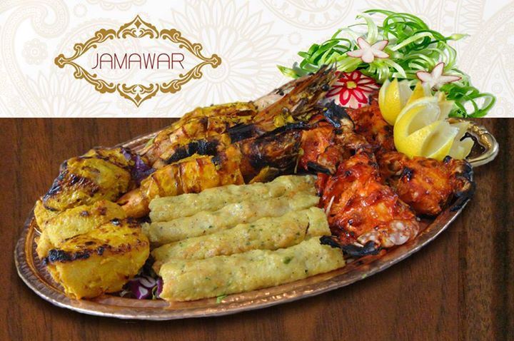 Phone number of Jamawar restaurant Crown Plaza branch