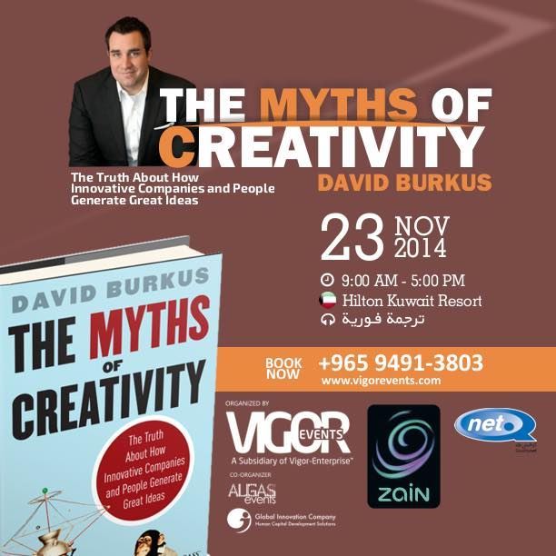 David Burkus for the first time in Kuwait