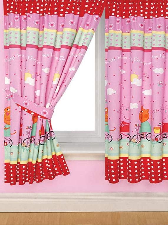 Pink Curtains designs for Girls rooms