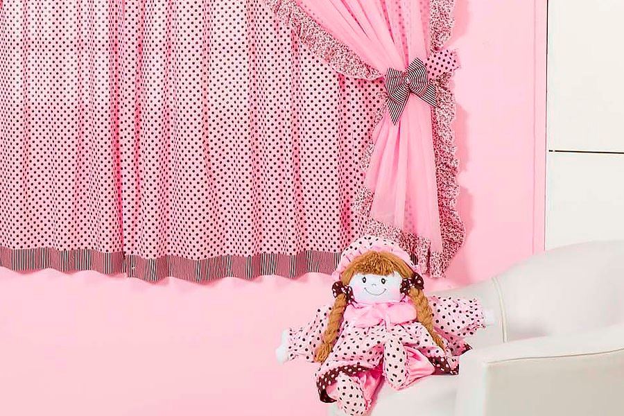 Pink Curtains designs for Girls rooms