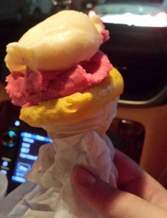 Amazing "Buza Arabiyye" from Bakdash Al Sham Ice cream shop