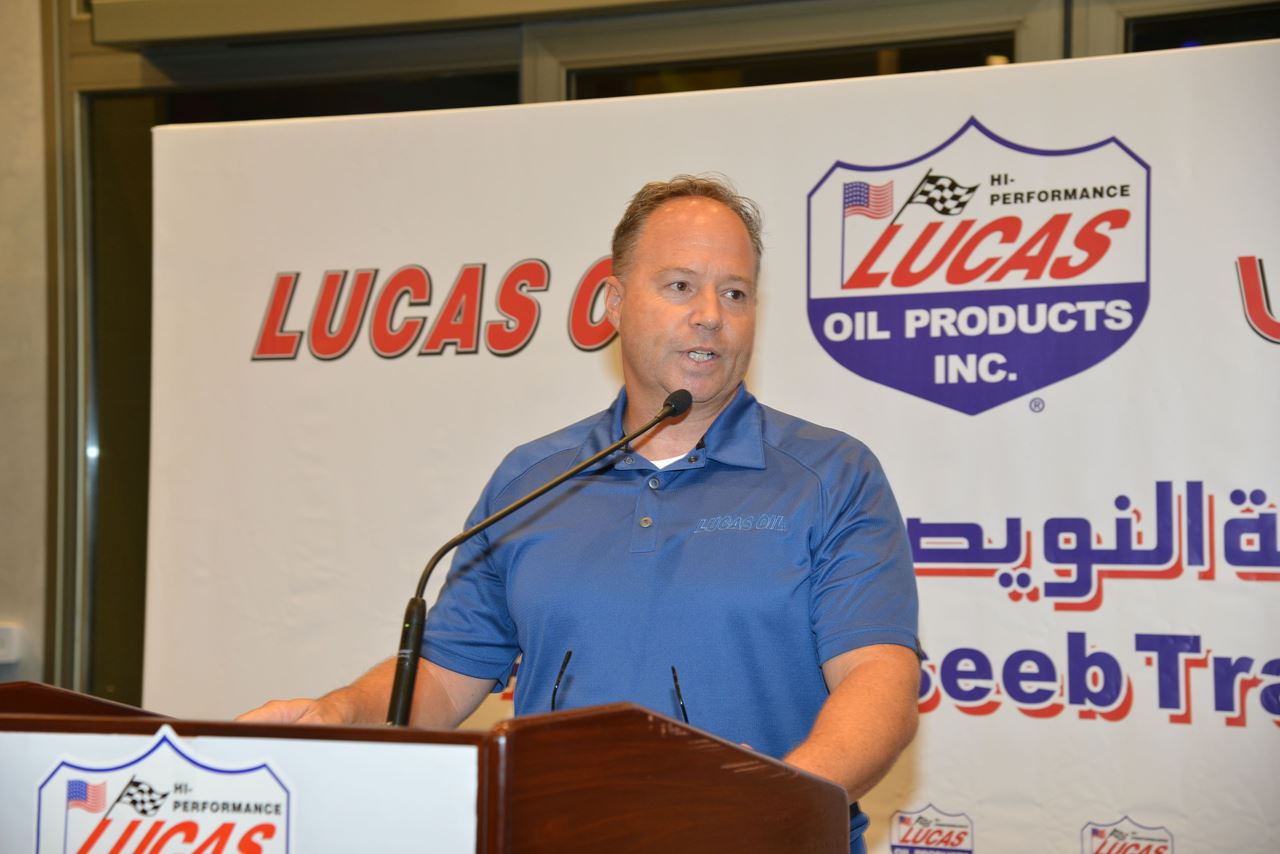 Al Nuwaiseeb International Co. launches the American Lucas Oil on SIRBB Circuit in Kuwait