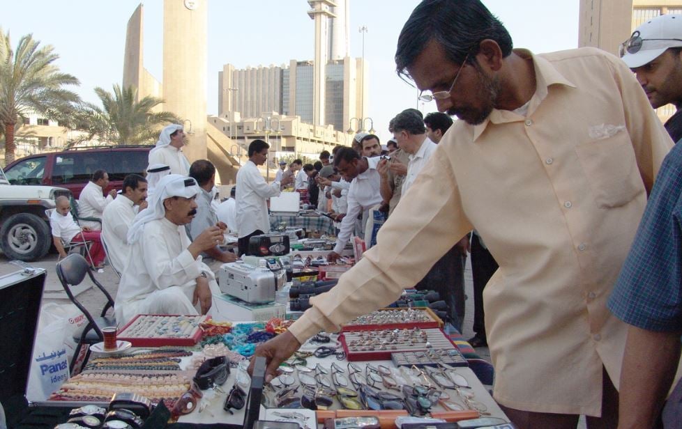 "Souk Al-Magasis" an old bazaar in heart of Kuwait capital