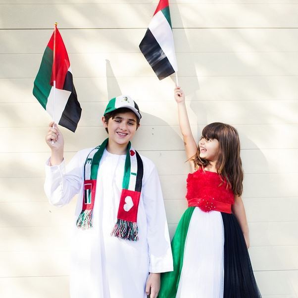 بالصور ... هكذا احتفلت خبيرة التجميل جويل ماردينيان بالعيد الوطني الاماراتي