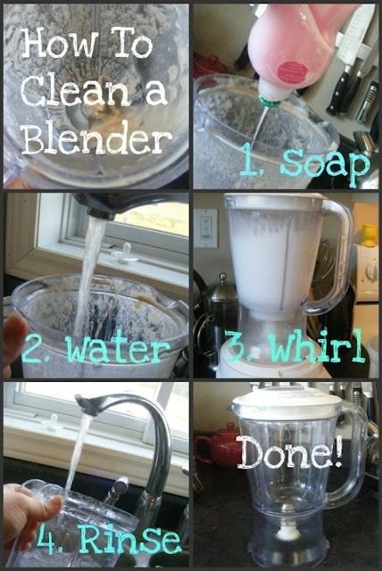 Here is the right way to wash your blender