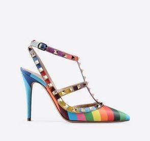 Price of colorful Valentino bag and shoes from 2015 Spring collection