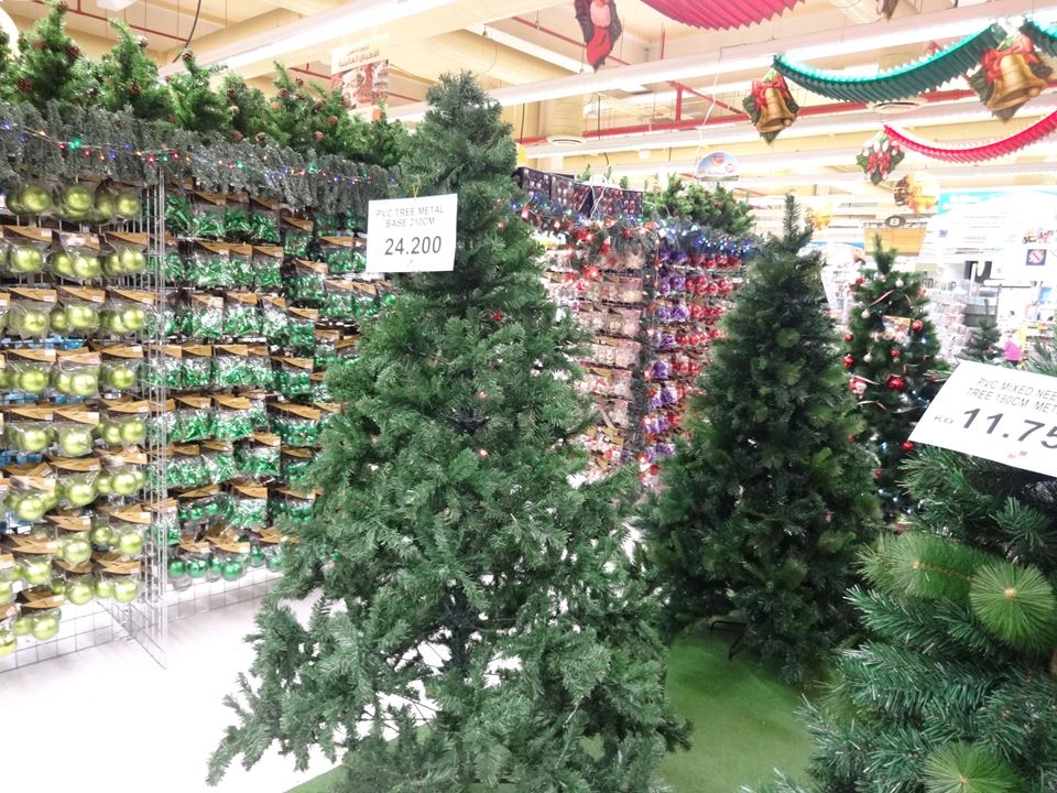 Take a look at the Christmas corner in Sultan Center Hawally