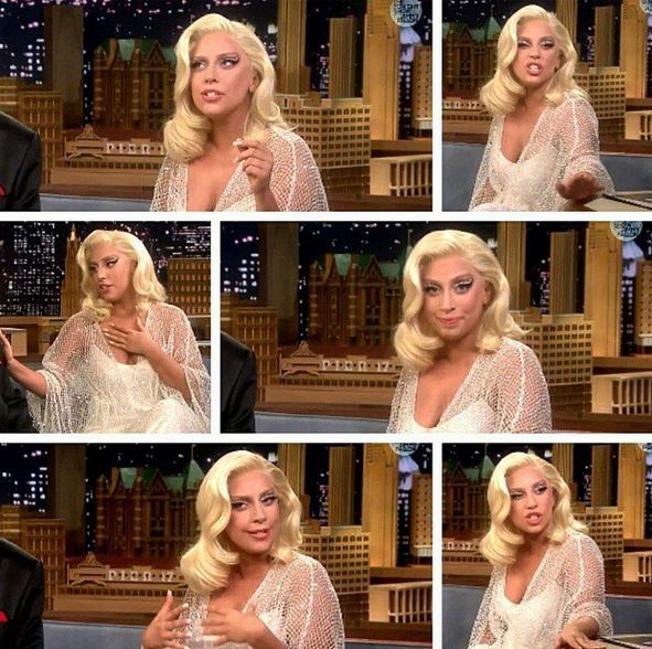 Lady Gaga in a dress by Yousef Aljasmi!