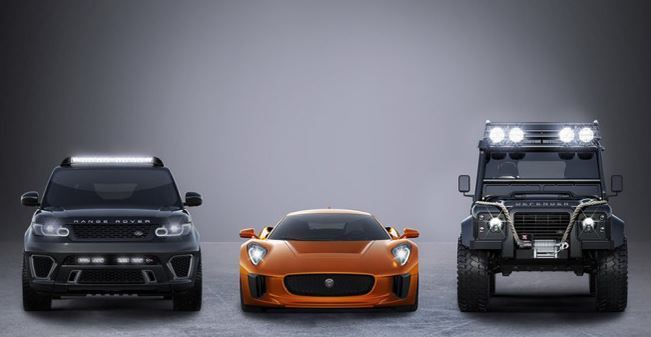 سيارات "جاغوار" و"لاند روفر" في فيلم جيمس بوند الجديد "SPECTRE"