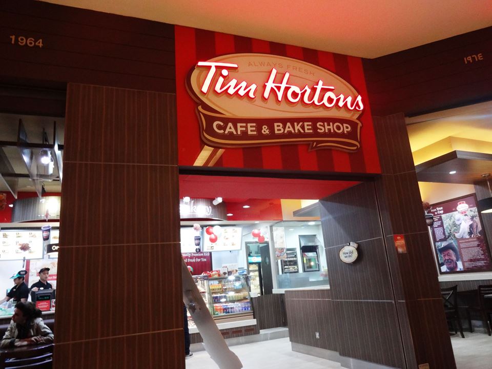 A Short break at Tim Hortons Coffee Shop