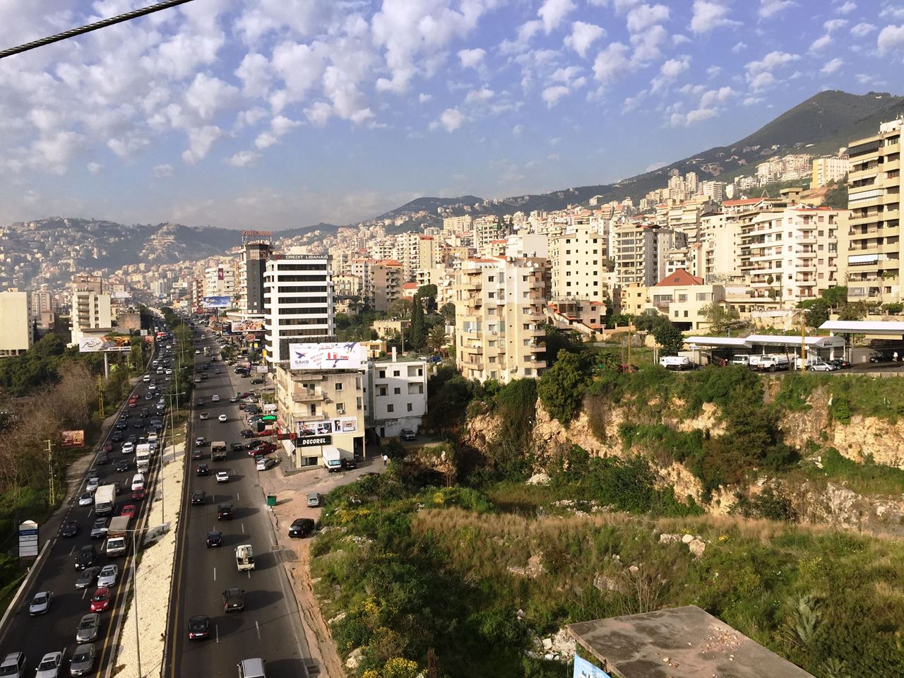 رحلتنا بالتلفريك الى حريصا - لبنان