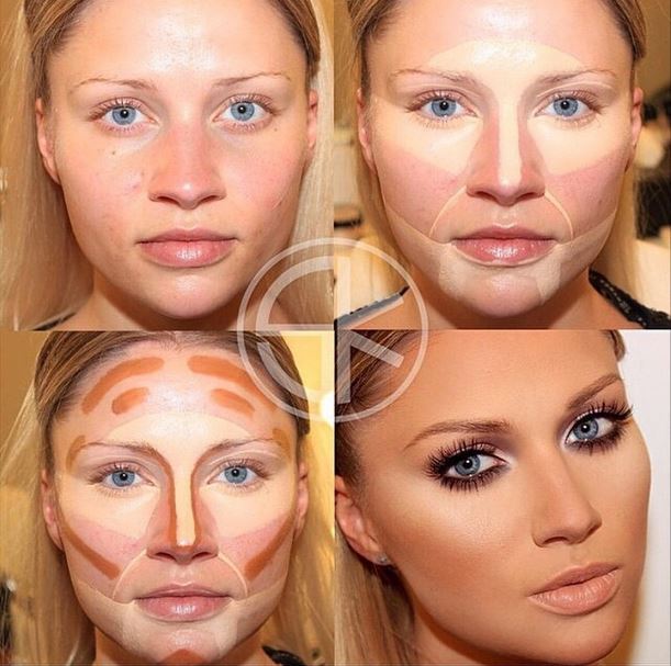 Before and after photos of Face Contouring