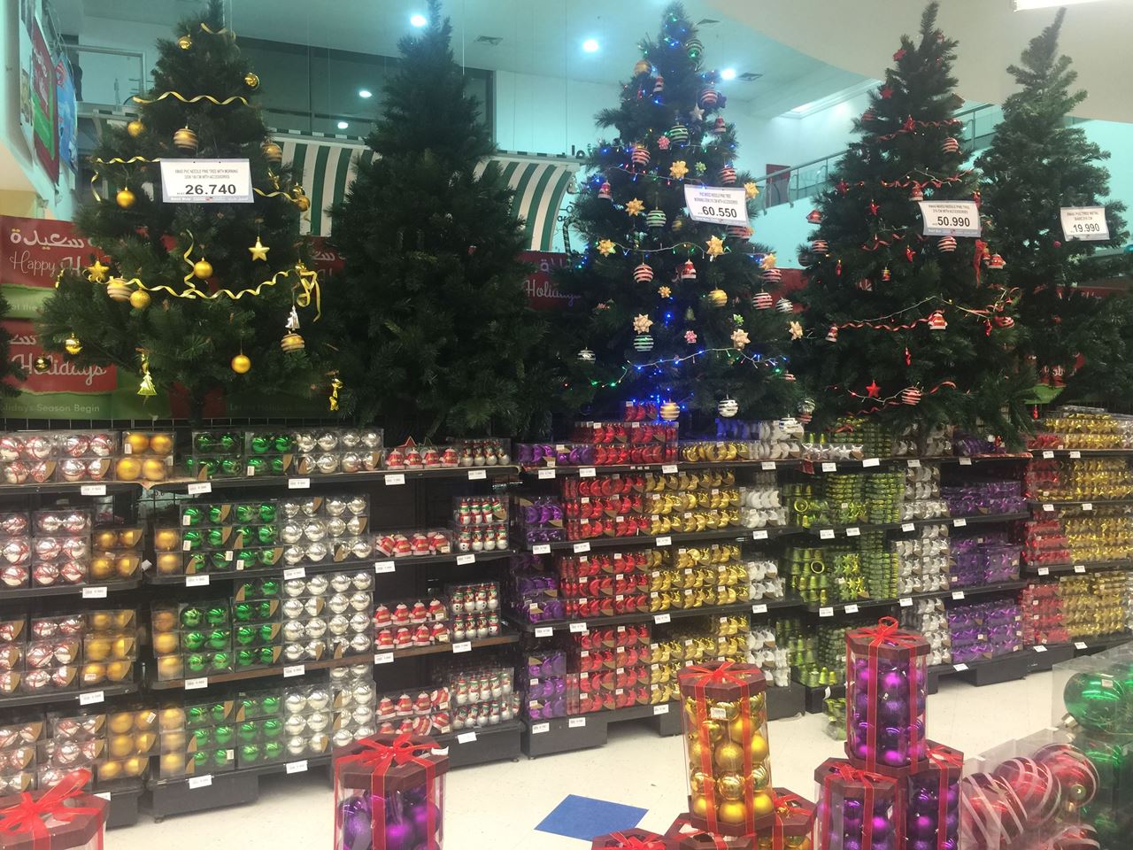 Christmas Decoration at Sultan Center Hawally and Souk Sharq