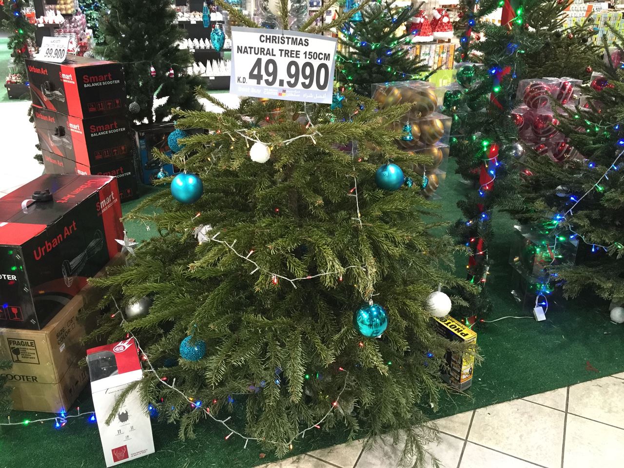 Christmas Decoration at Sultan Center Hawally and Souk Sharq
