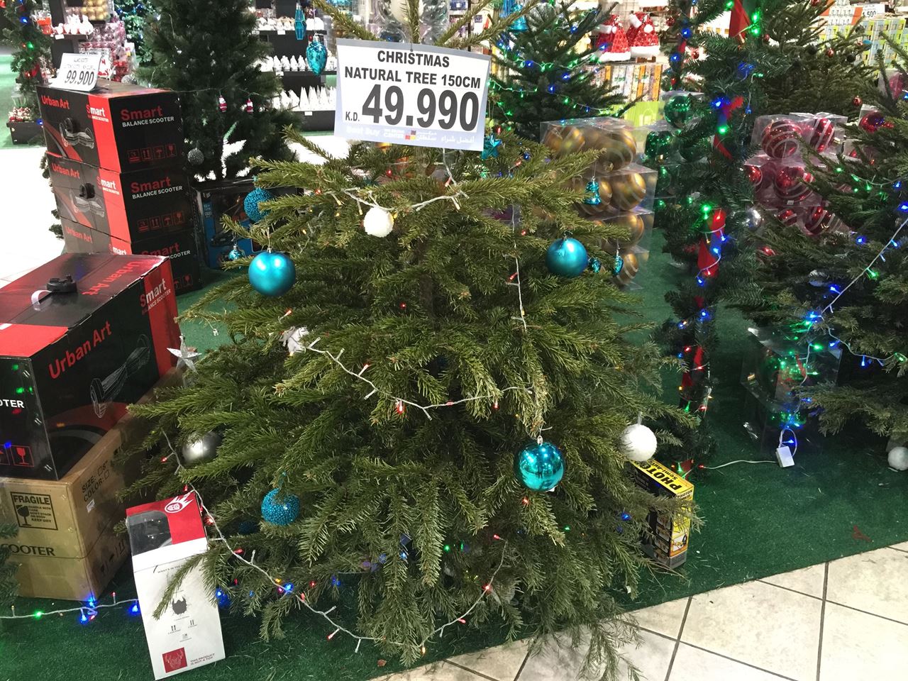 Christmas Decoration at Sultan Center Hawally and Souk Sharq