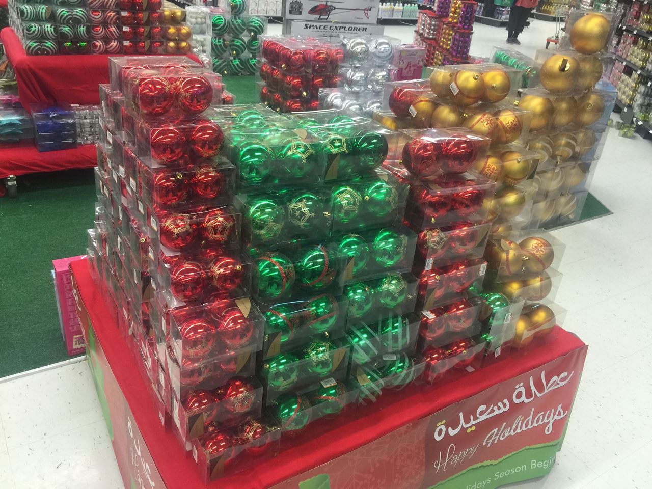 Christmas Decoration at Sultan Center Hawally and Souk Sharq