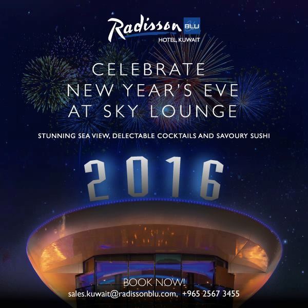 New Year's Eve offer at Sky Lounge Radisson Blu