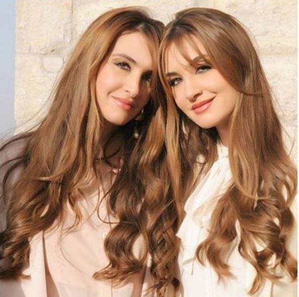Former Miss Lebanon and Twin sister Rani and Romy Chibany