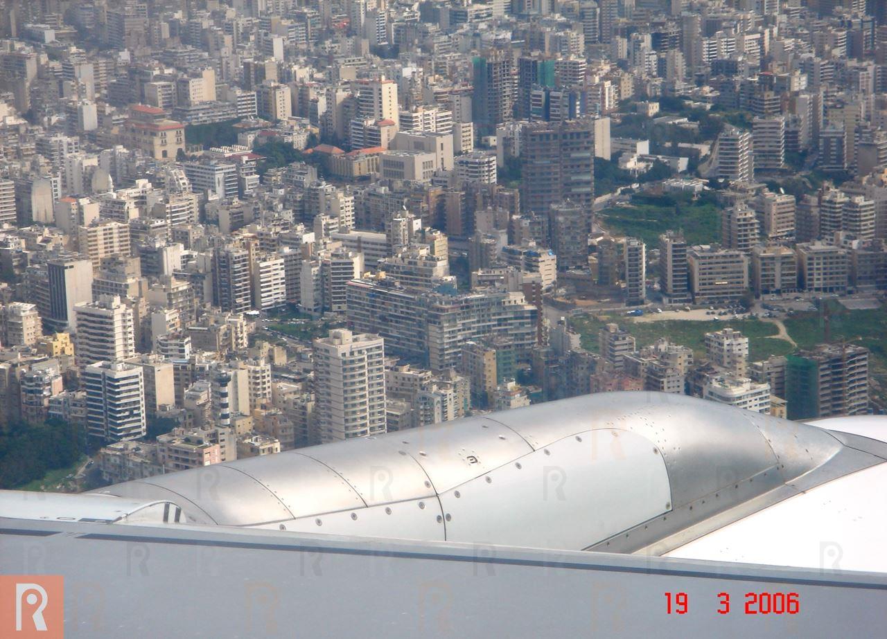 Photos of Beirut from the plane in 2006