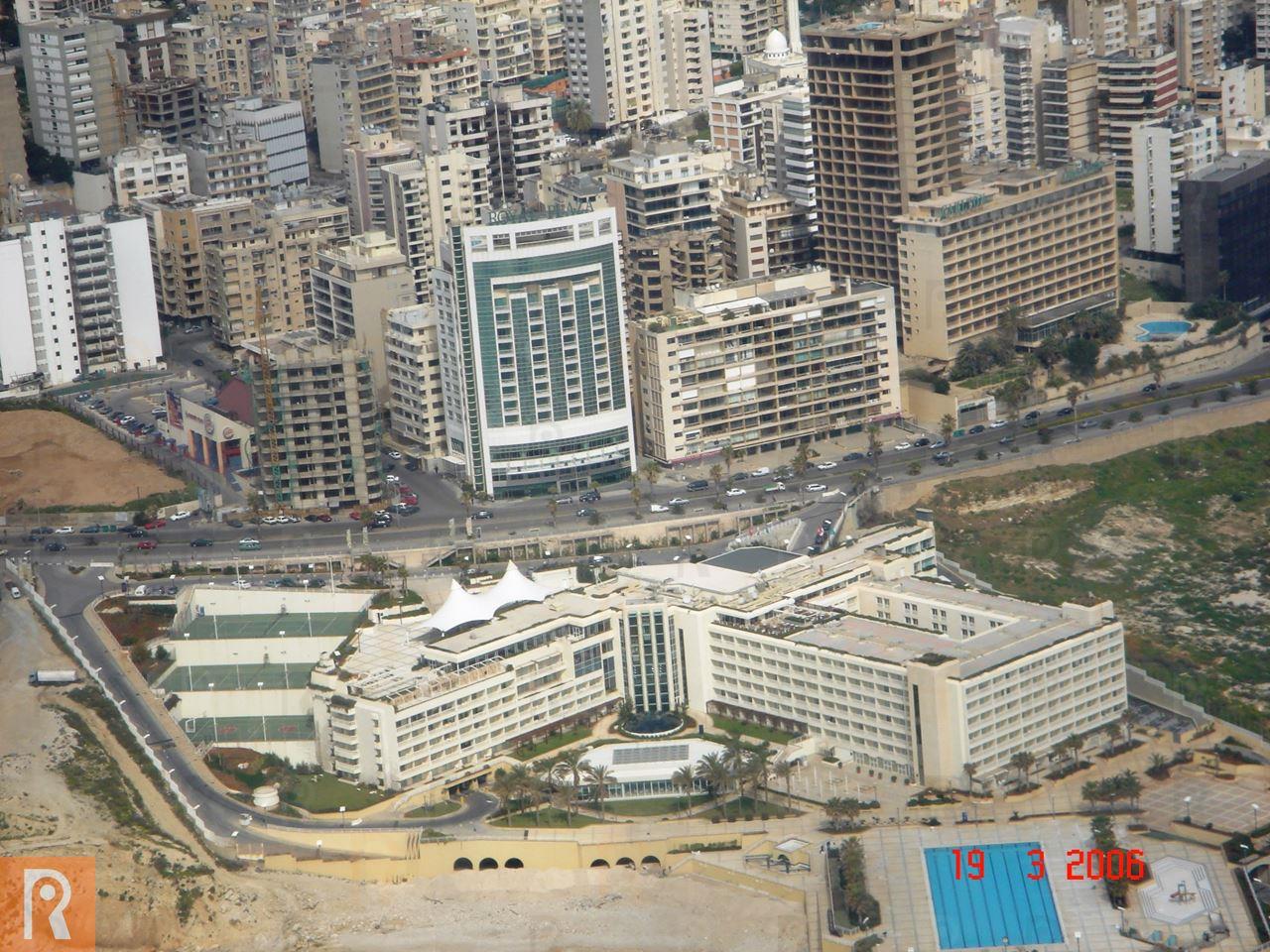 Photos of Beirut from the plane in 2006