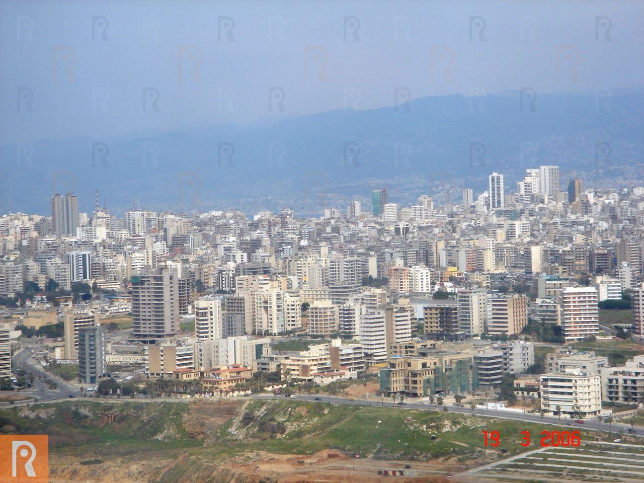 Photos of Beirut from the plane in 2006