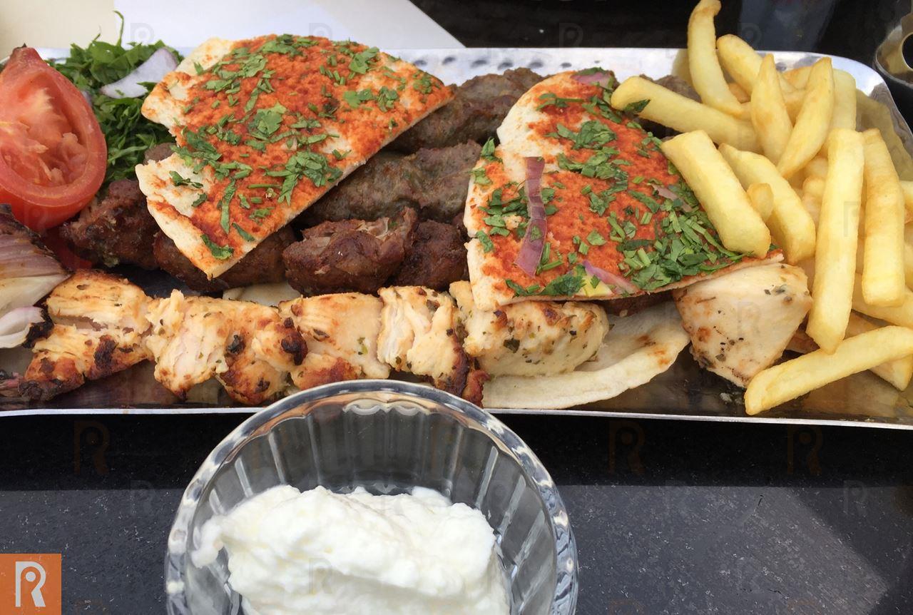 Grilled meat, Kabab, Shish Taouk and french fries
