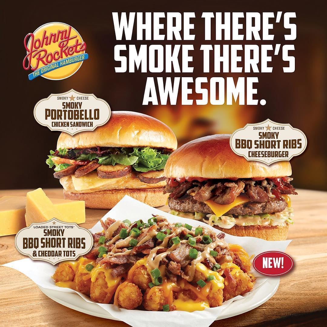 Johnny Rockets New Smokey Meals