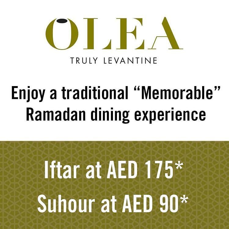 Olea Restaurant Ramadan 2016 Offer