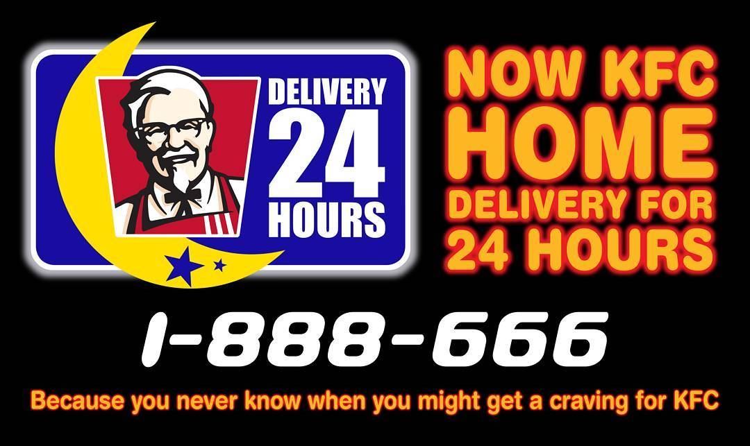 KFC Delivery Service is now 24 hours