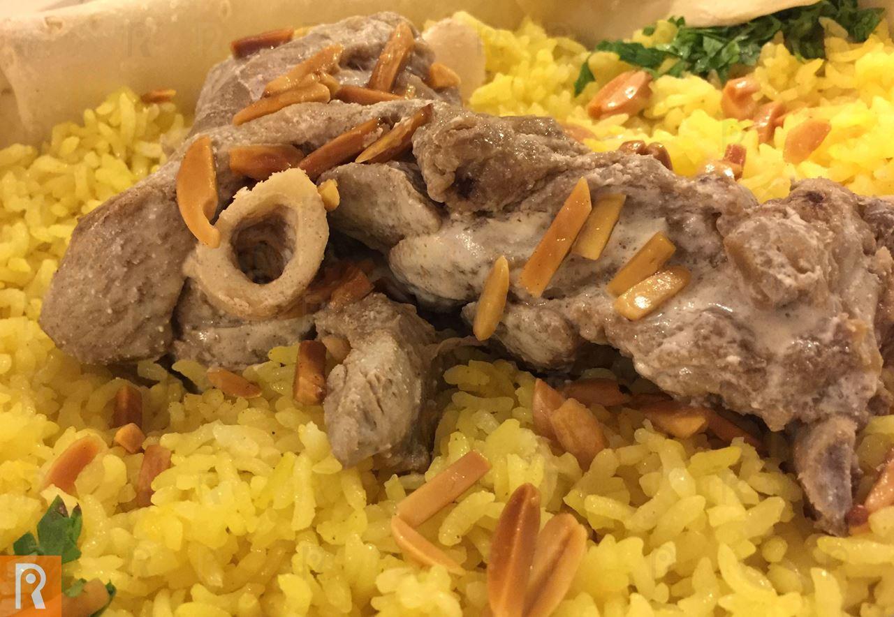 Jordanian Meat Mansaf from Cleopatra Restaurant 