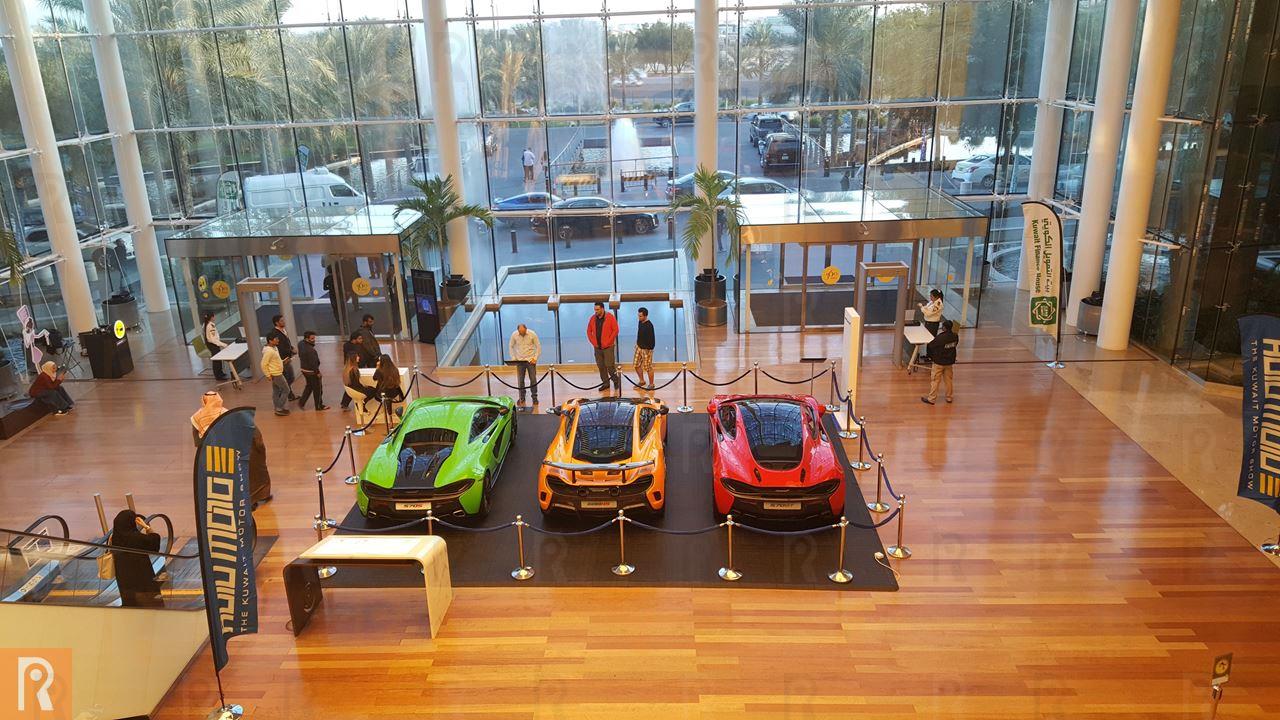 Three different editions of the latest McLaren automotives