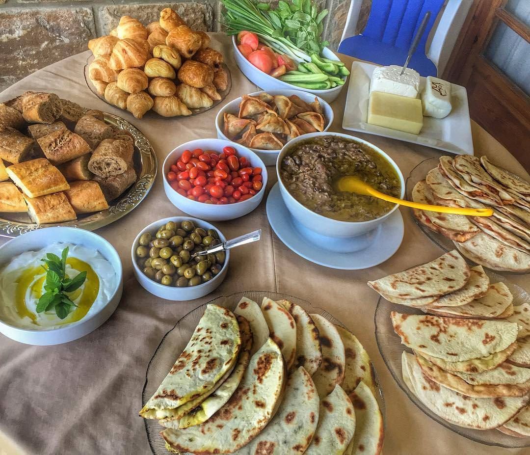Lebanese Typical Breakfast Food Options