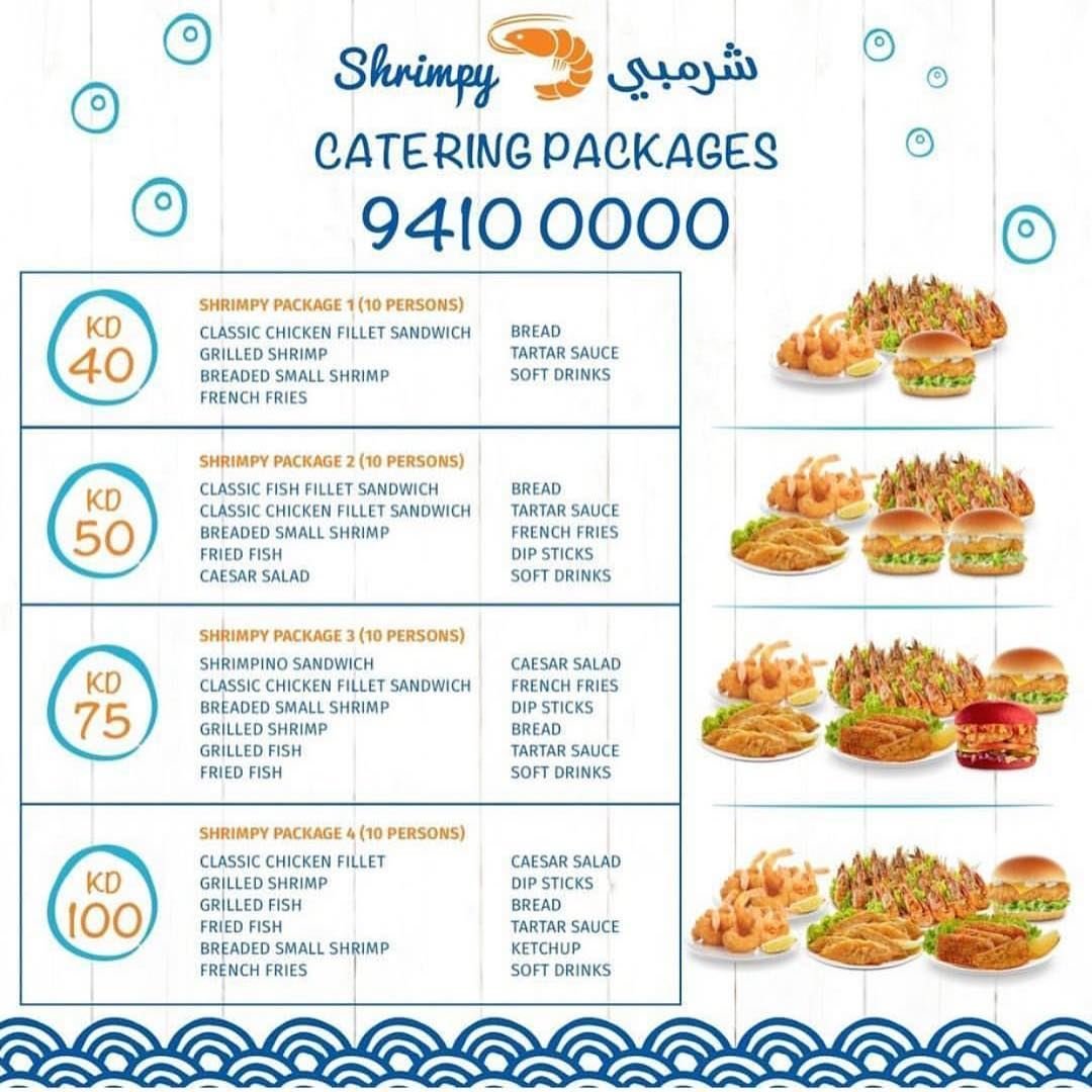 Shrimpy Restaurant Catering Packages