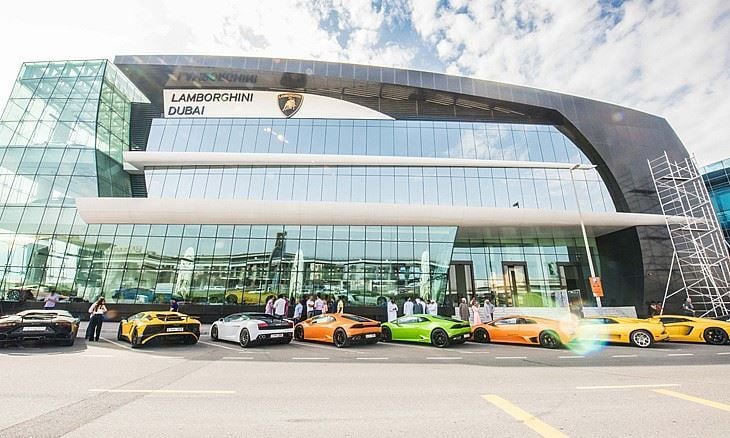 World’s largest Lamborghini showroom opens in Dubai