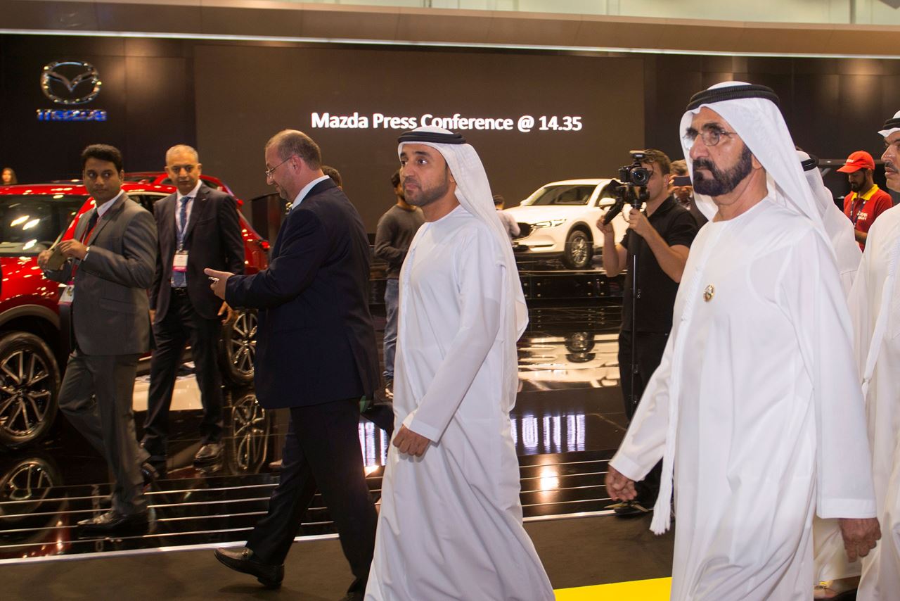 Sheikh Mohammad Bin Rashed near Mazda Stage