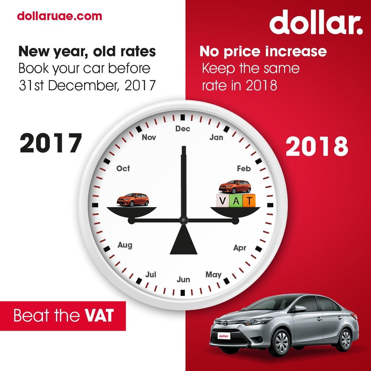 Ring in the new year with exciting car rental savings from Dollar