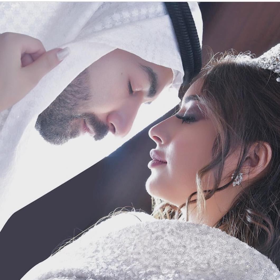 Actress Farah Al Hady Wedding Look Details