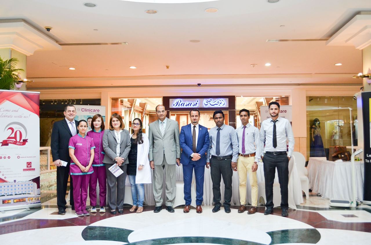 Al Bustan Centre & Residence organises free health check-up in association with Clinicare